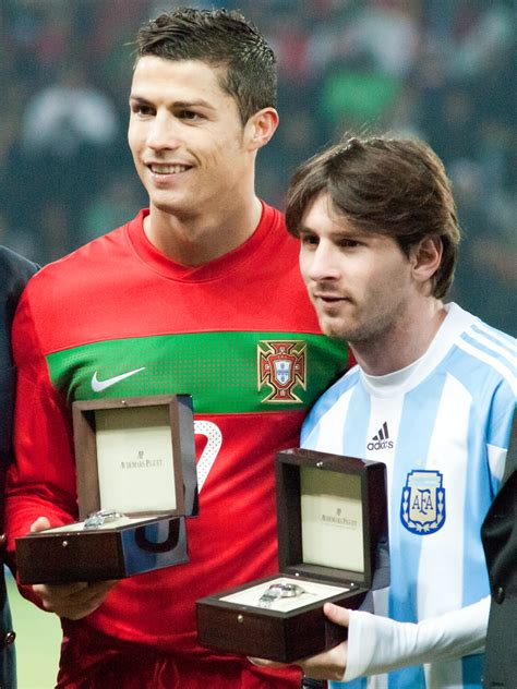 foto ronaldo e messi